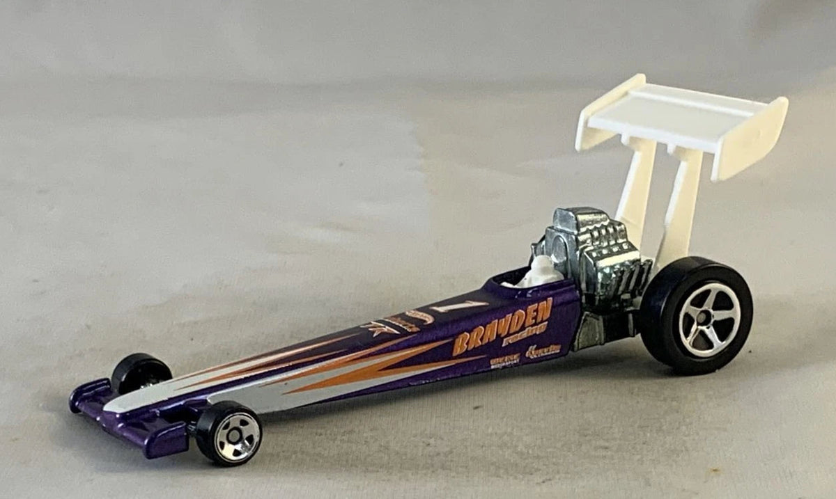 Hot Wheels 2001 #164, Dragster, NEW/LOOSE, purple