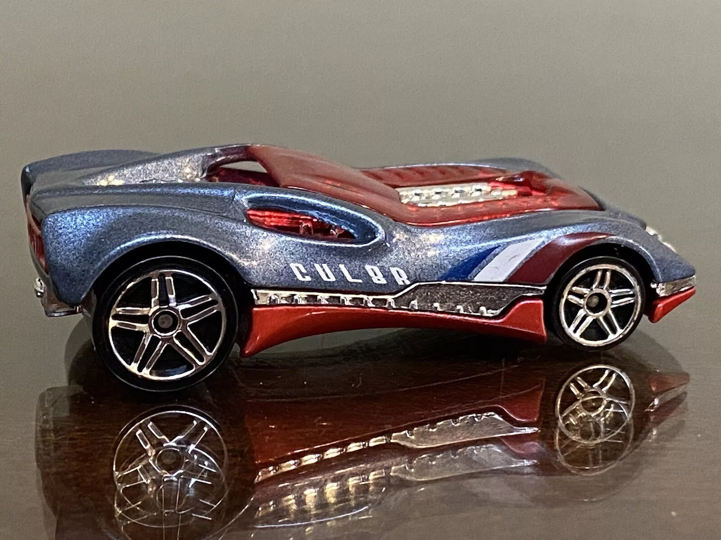 Hot Wheels 2004 First Editions #70/100 CUL8R, NEW/LOOSE, metallic light blue