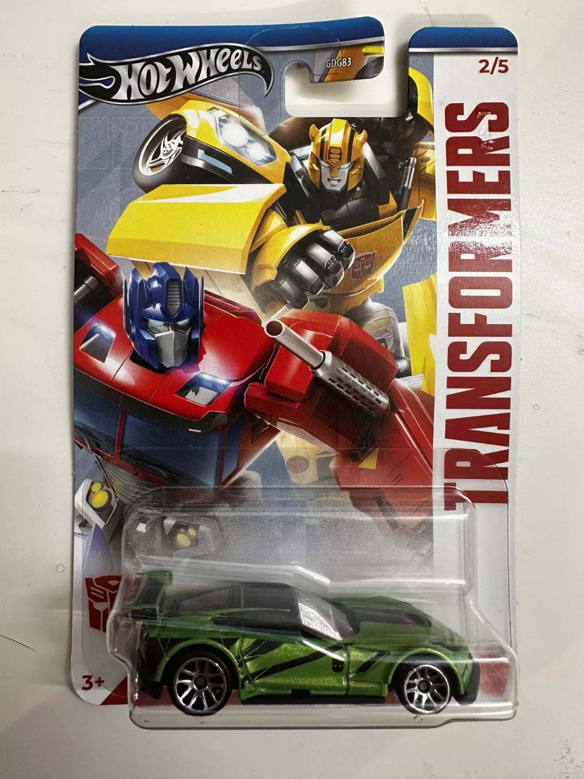 Hot Wheels 2024 Silver Label Transformers 2/5 Corvette C7.R