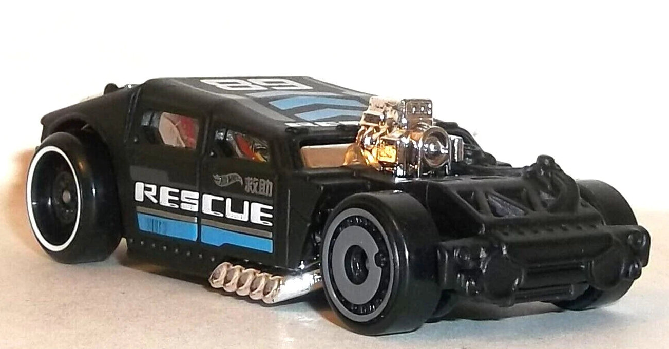 Hot Wheels 2022 #121/250 Lethal Diesel, NEW/LOOSE, matte black