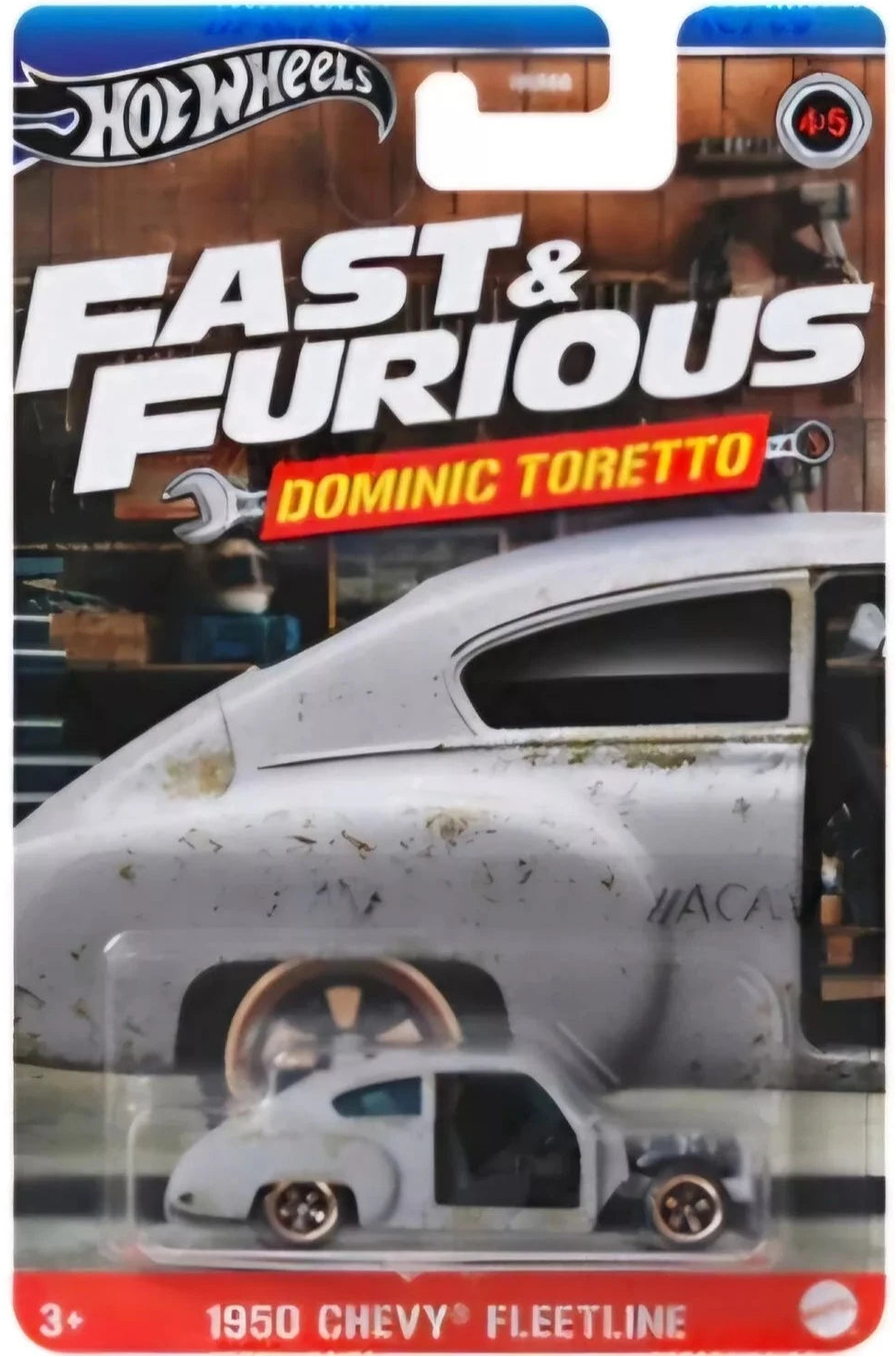 Hot Wheels 2024 Fast & Furious: Dominic Toretto 4/5, 1950 Chevy Fleetline, primer grey