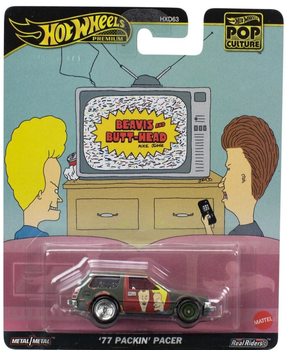 Hot Wheels 2024 Pop Culture Beavis & Butt-head '77 Packin' Pacer