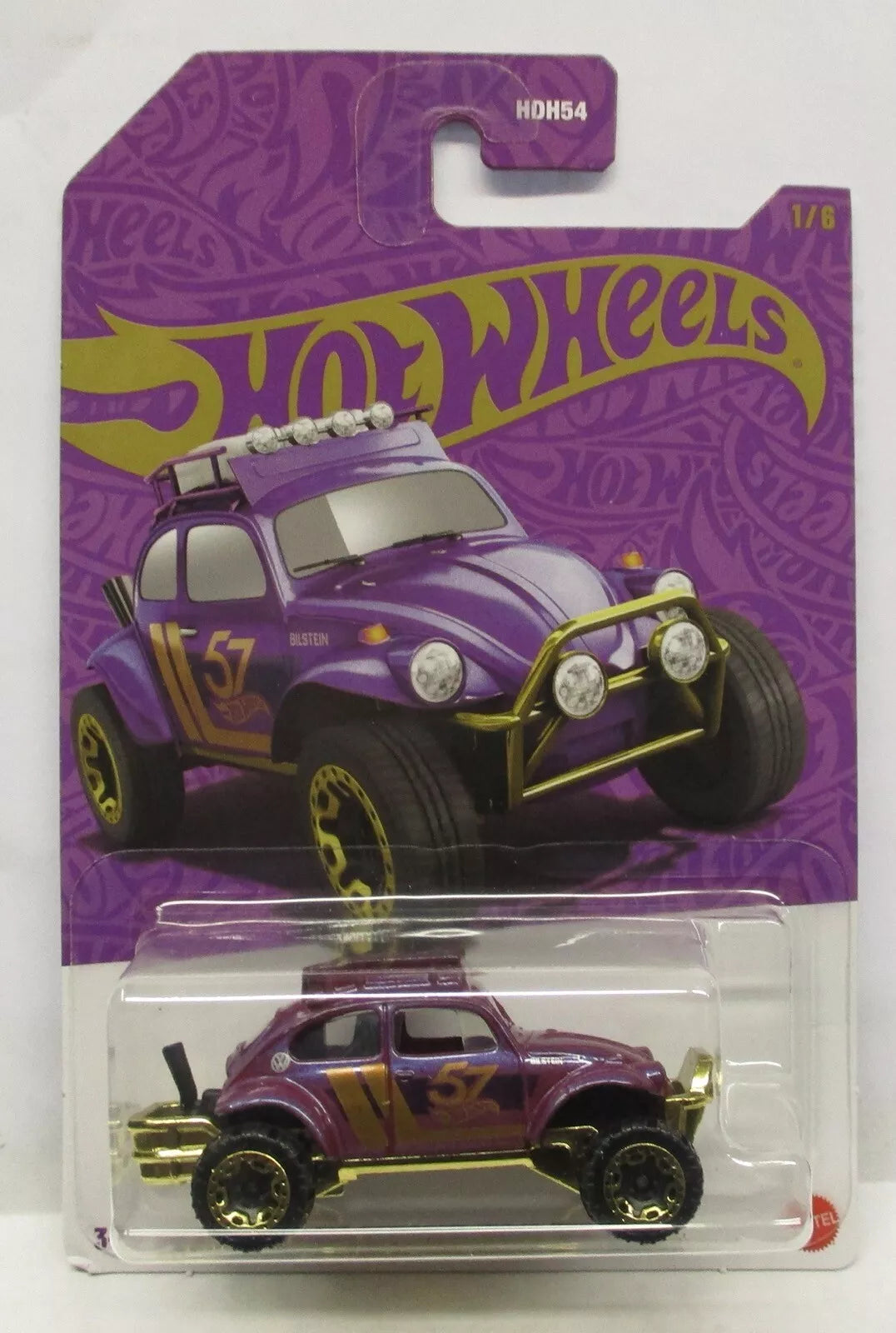 Hot Wheels 2025 57th Anniversary #1/6 Volkswagen Baja Bug