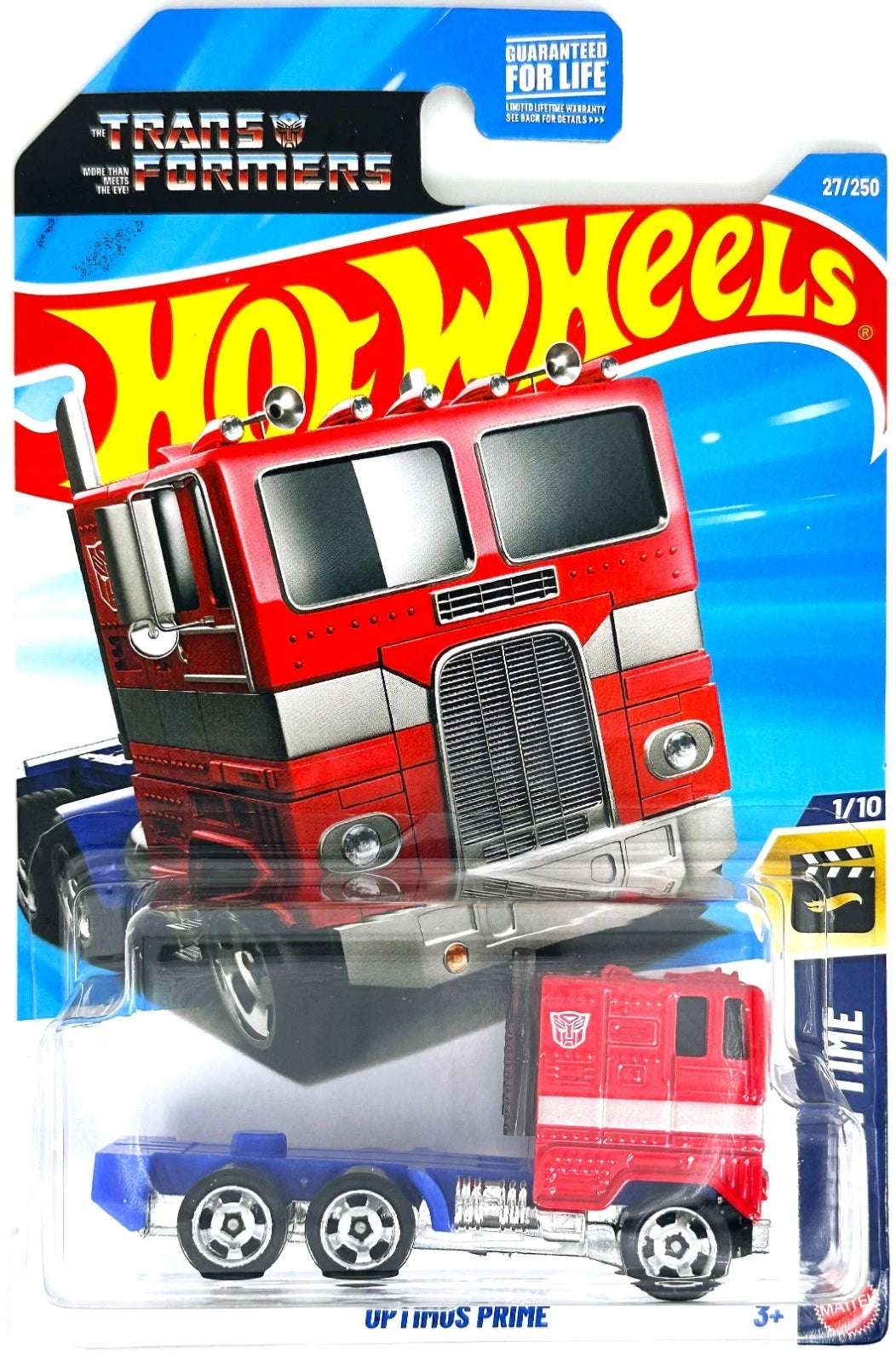 Hot Wheels 2026 #027/250 Optimus Prime, red
