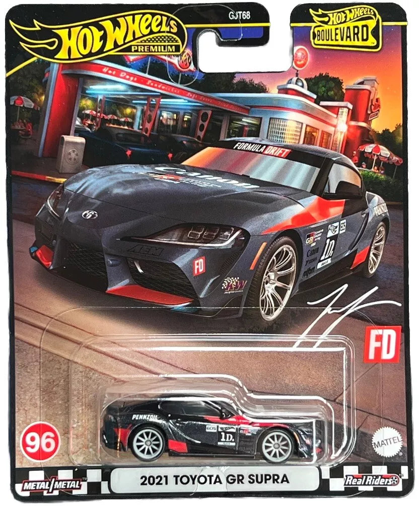Hot Wheels Boulevard Series #096 2021 Toyota GR Supra, black