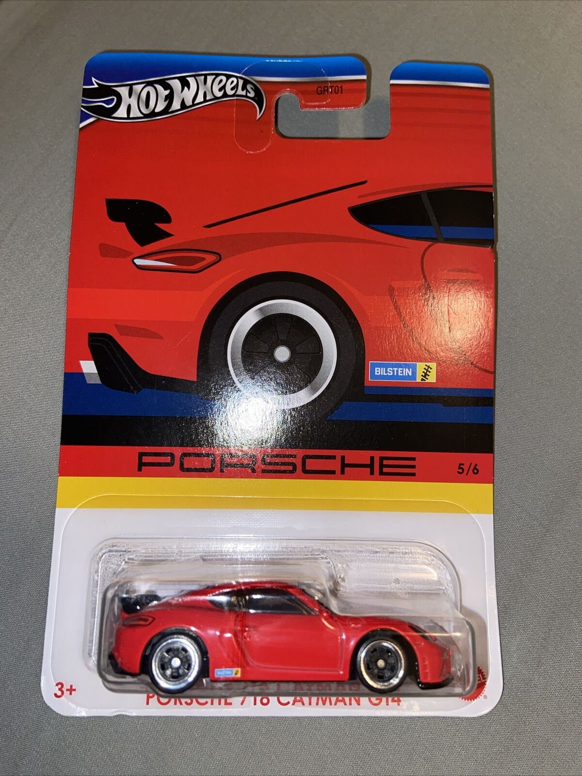 Hot Wheels 2024 Silver Label Porsche Series 5/6 Porsche 718 Cayman GT4, red