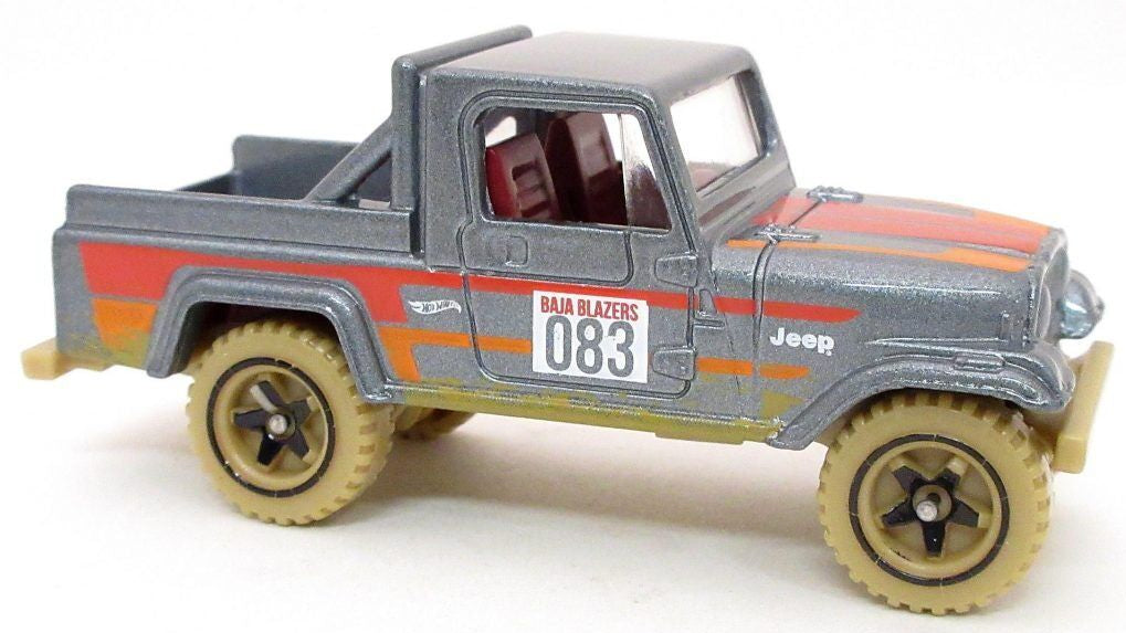 Hot Wheels 2023 #233/250 Jeep Scrambler, NEW/LOOSE, metalflake silver
