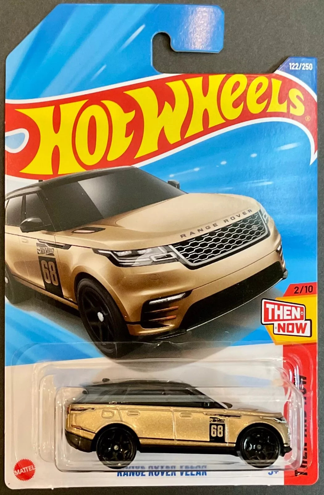Hot Wheels 2025 #122/250 Range Rover Velar, gold