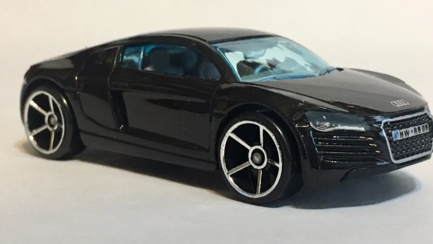 Hot Wheels 2008 New Models #3/40 '07 Audi R8, PREOWNED/LOOSE, black
