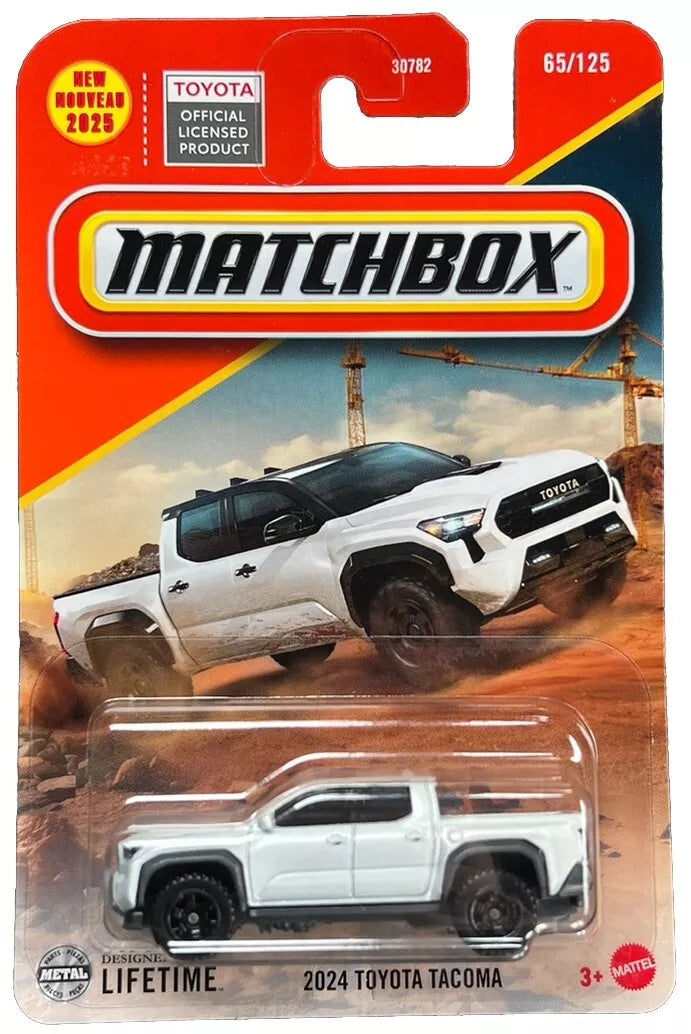 Matchbox 2025 #065/125 2024 Toyota Tacoma, white