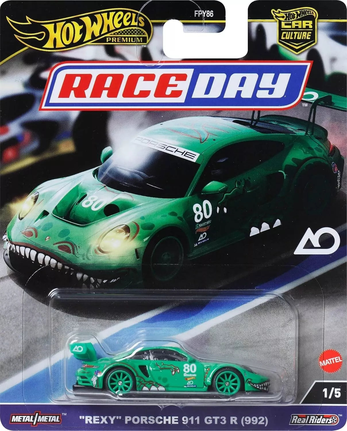 Hot Wheels Race Day 2024 1/5 "Rexy" Porsche 911 GT3 R (992)