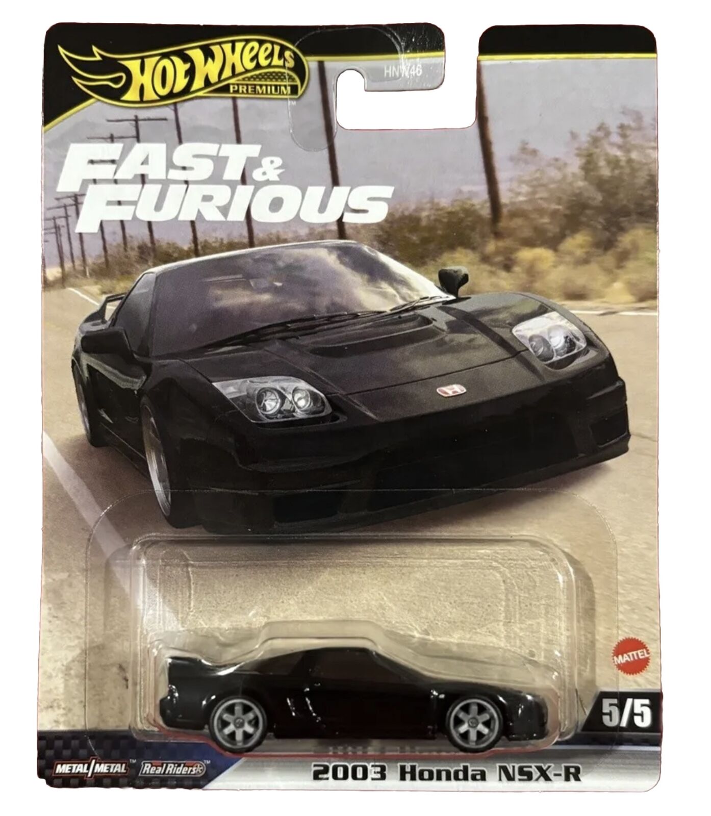 Hot Wheels Premium 2024 Fast & Furious 5/5 2003 Honda NSX-R