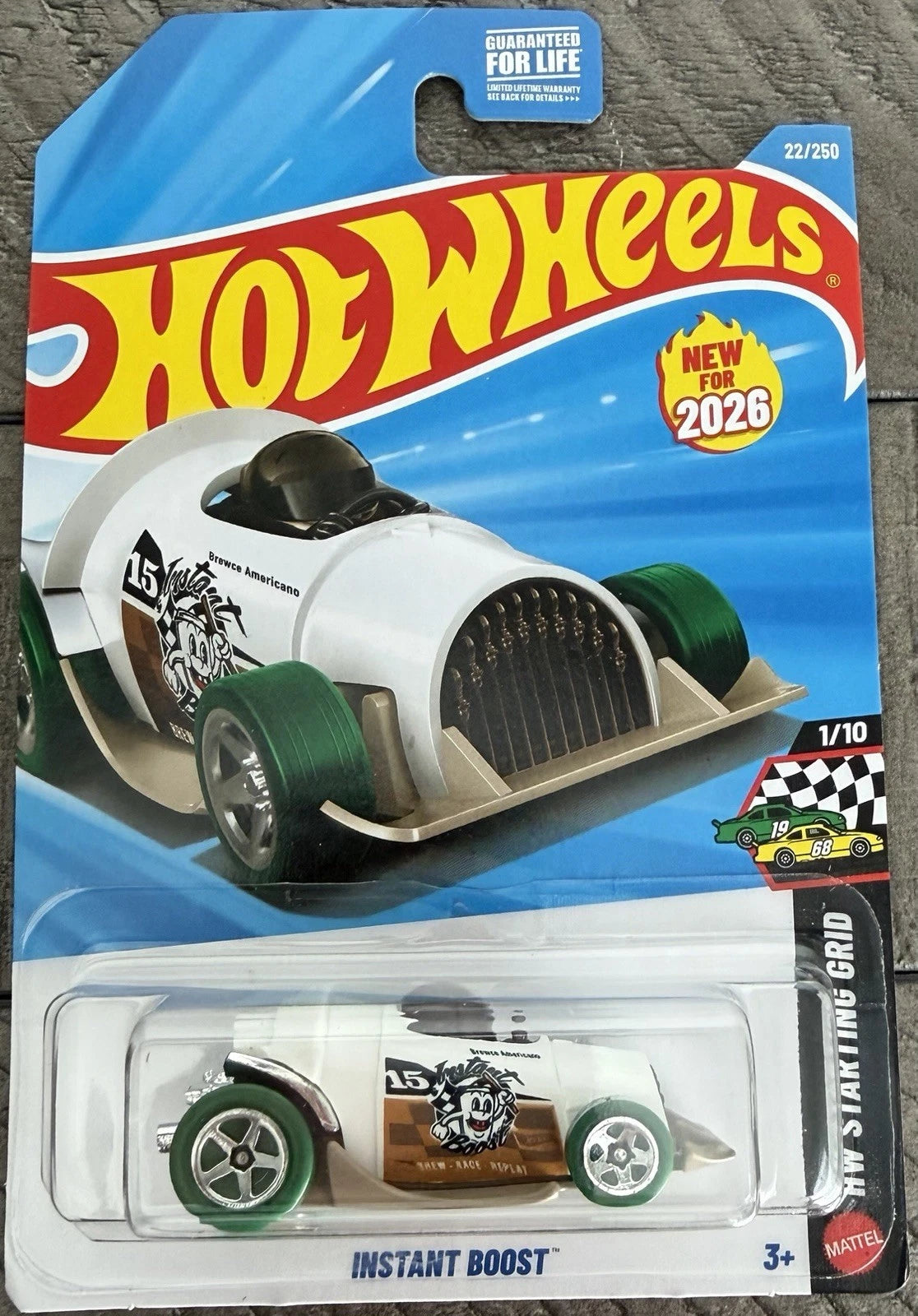 Hot Wheels 2026 #022/250 Instant Boost, white