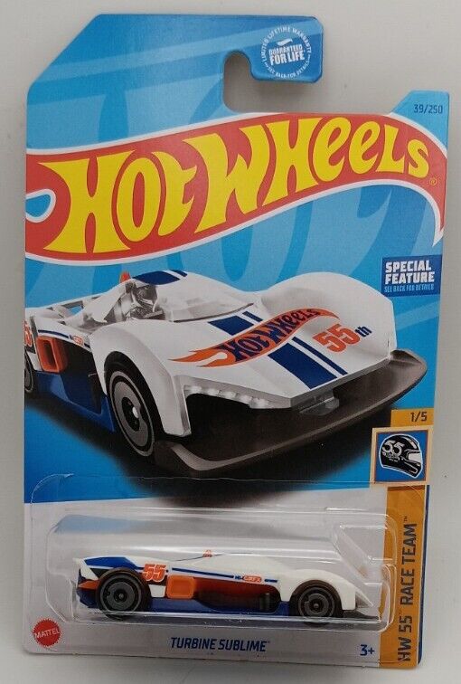 Hot Wheels 2023 #039/250 Turbine Sublime, white