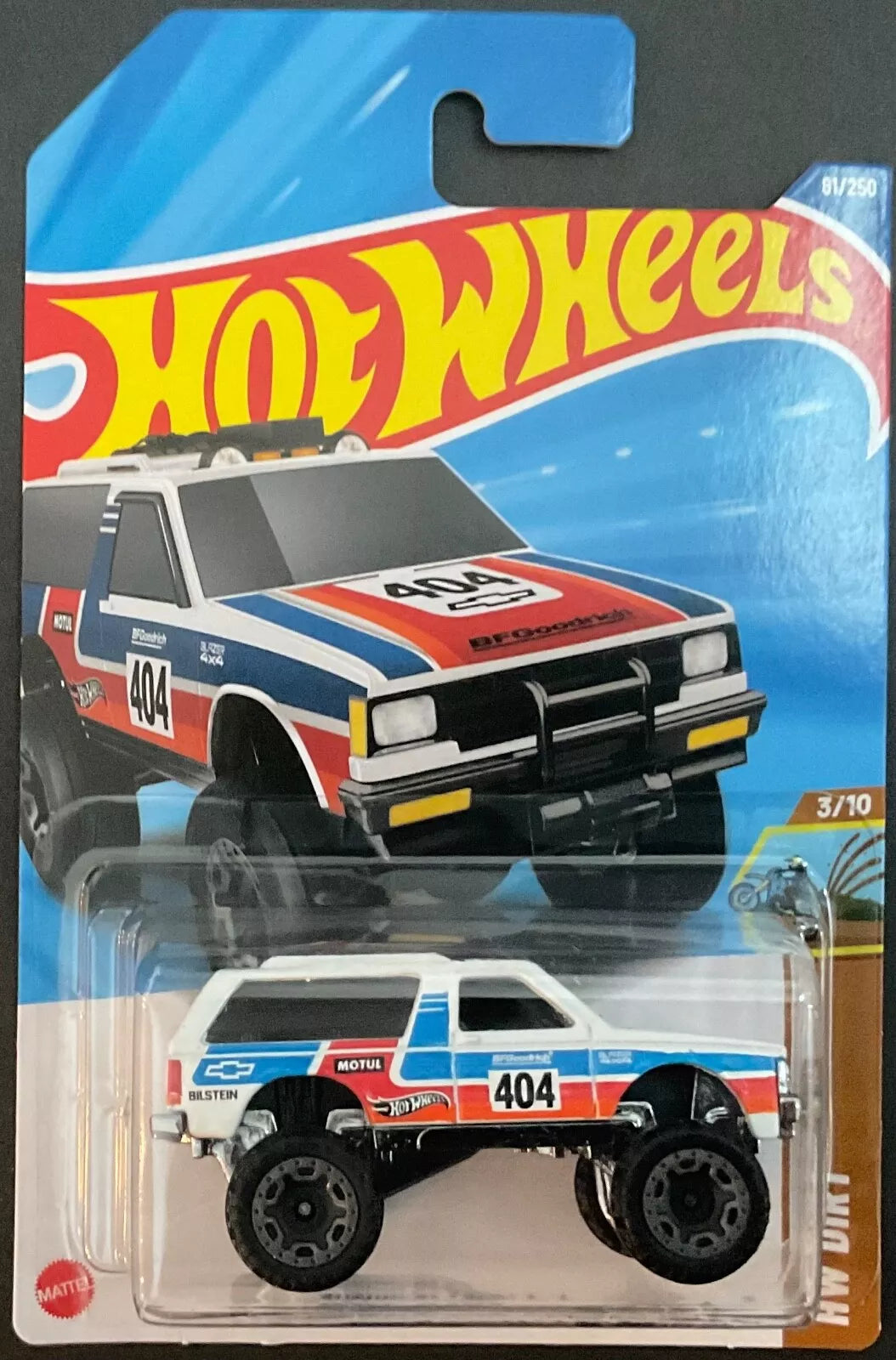 Hot Wheels 2025 #081/250 Chevy Blazer 4x4, white