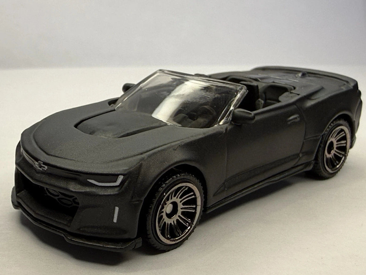 Matchbox 2026 #059/125, 2024 Chevrolet Camaro ZL1 Convertible, NEW/LOOSE, matte black