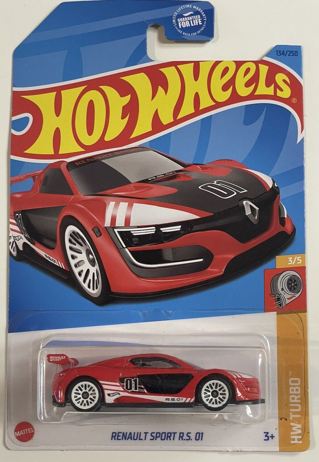 Hot Wheels 2023 #134/250 Renault Sport R.S. 01, glossy red