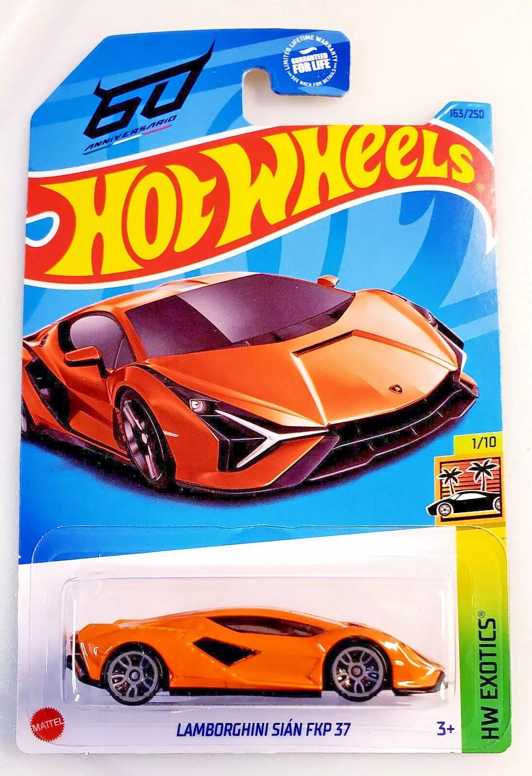 Hot Wheels 2023 #163/250 Lamborghini Sián FKP 37, orange