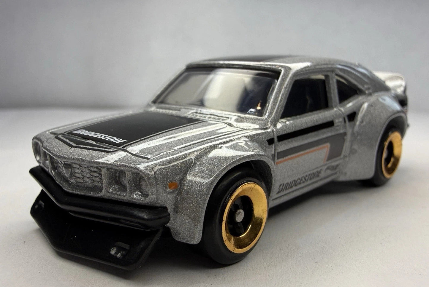 Hot Wheels 2026 #106/250, Mazda RX-3, NEW/LOOSE, grey
