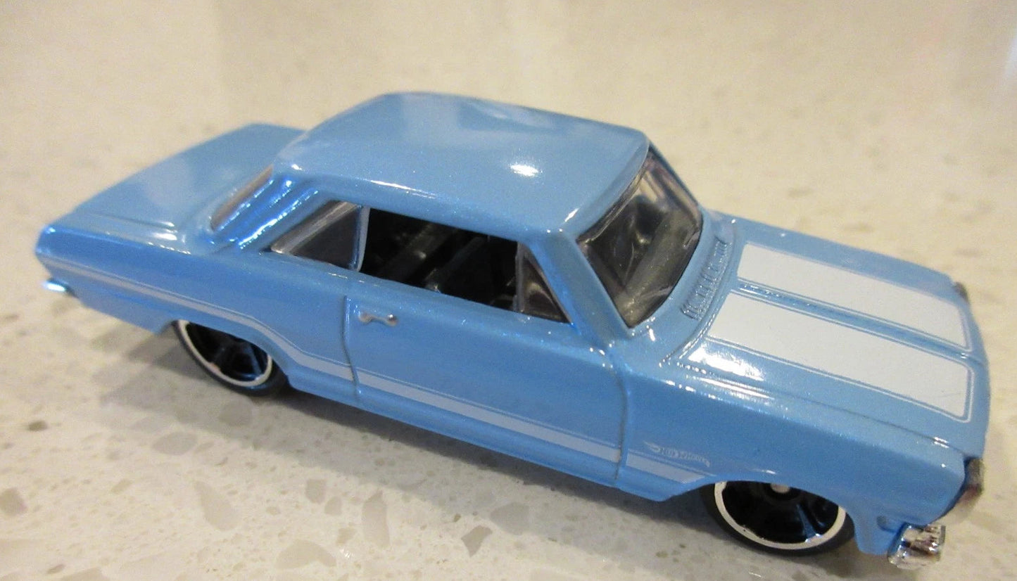 Hot Wheels 2026 #193/250, '63 Chevy II, NEW/LOOSE, sky blue