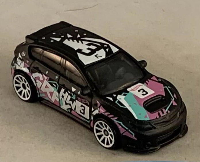 Hot Wheels 2024 Mystery Models, Subaru Impreza WRX STi, NEW/LOOSE, black