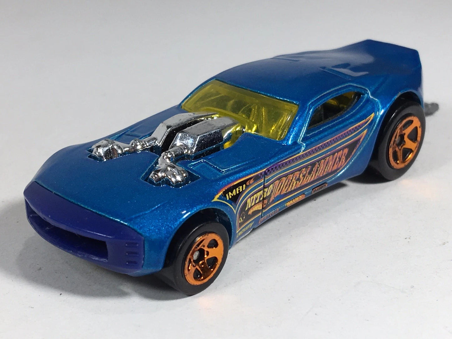 Hot Wheels 2011 #123/244, Nitro Doorslammer, NEW/LOOSE, blue