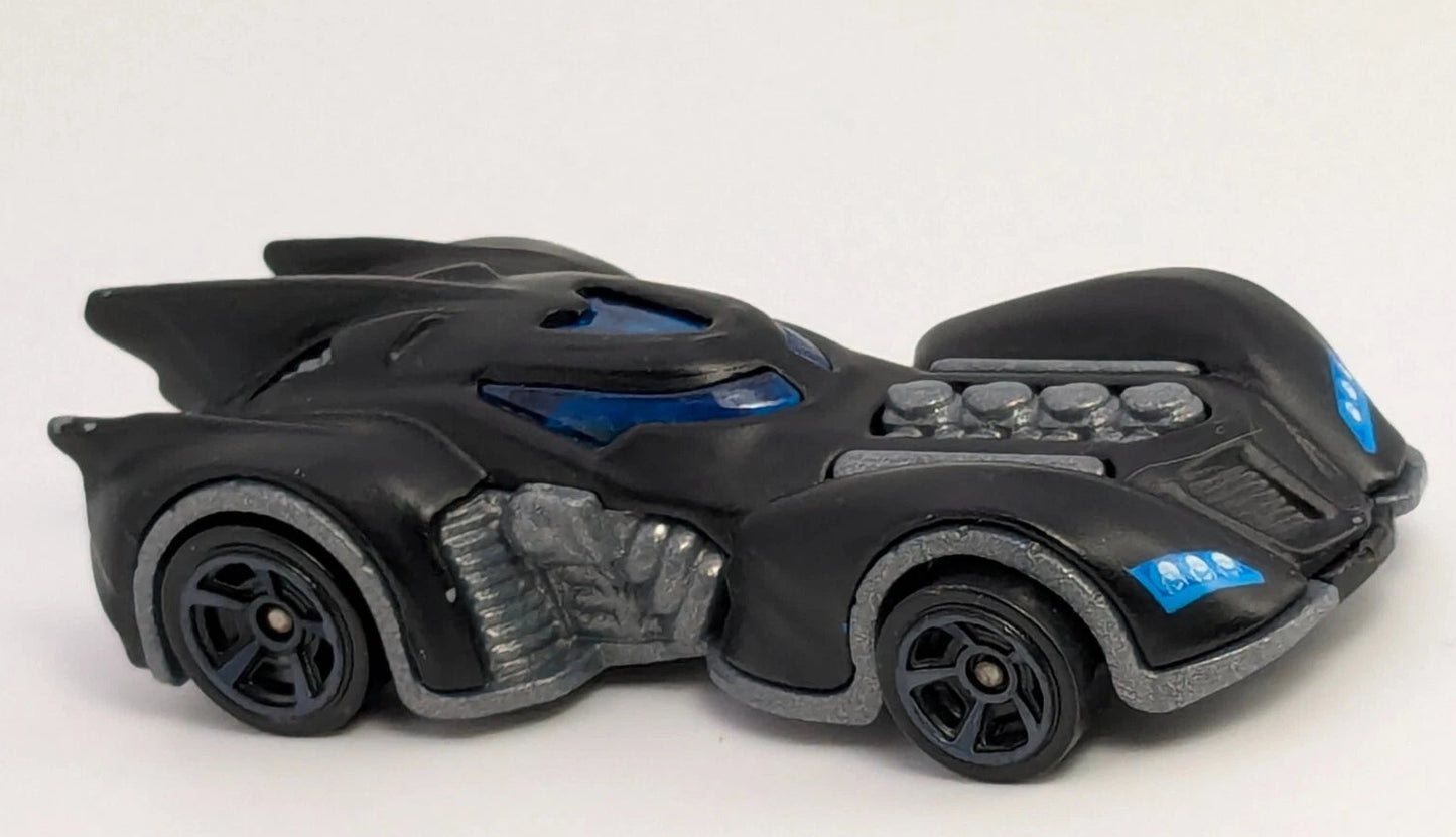 Hot Wheels 2015 #064/250, Arkham Asylum Batmobile, NEW/LOOSE, matte black