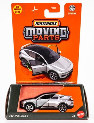 Matchbox 2025 Moving Parts, 2024 Polestar 3, silver
