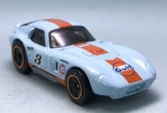 Hot Wheels 2024 #122/250 Shelby Cobra "Daytona" Coupe, NEW/LOOSE, Gulf racing blue