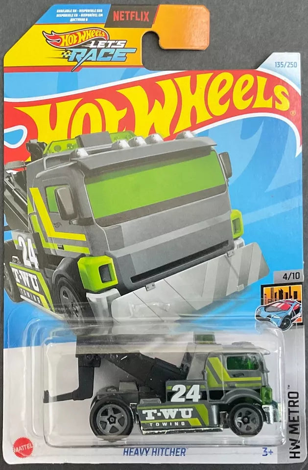 Hot Wheels 2024 #135/250 Heavy Hitcher, gray/green
