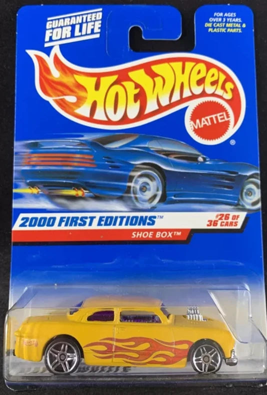 Hot Wheels 2000 First Editions #26/36 Shoe Box, yellow