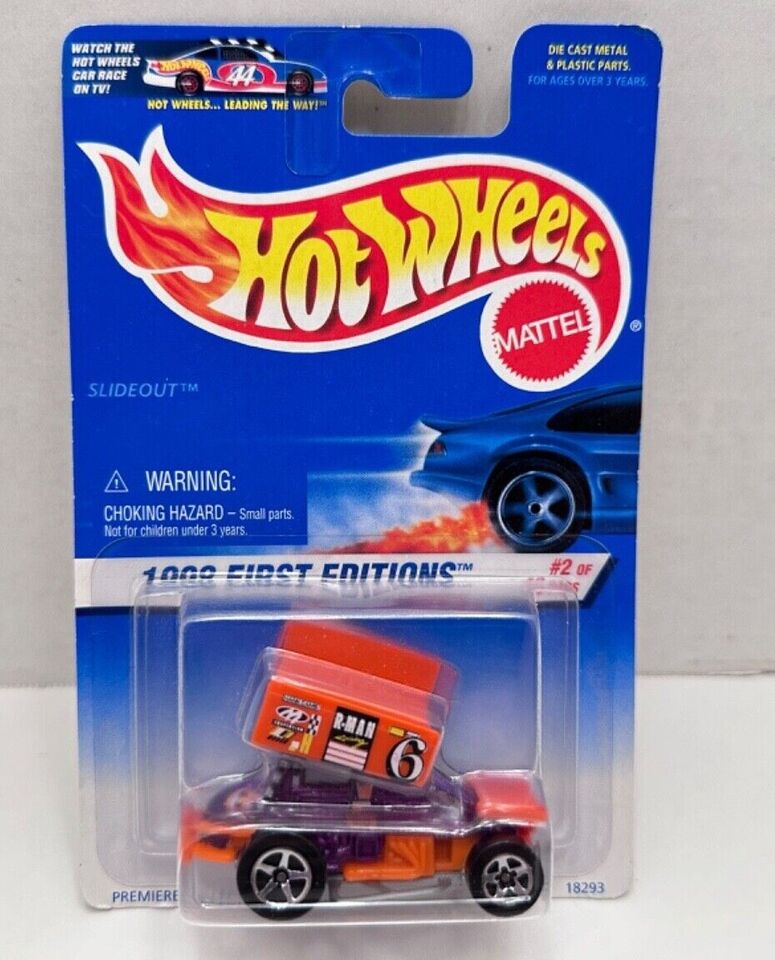 Hot Wheels 1998 First Editions #02/40 Slideout, metalflake purple