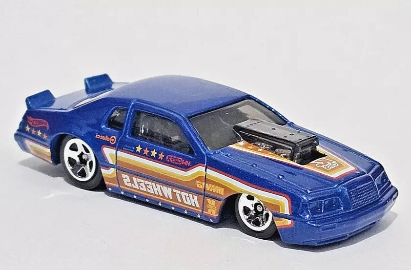 Hot Wheels 2023 #107/250 '86 Ford Thunderbird Pro Stock, NEW/LOOSE, metalflake blue