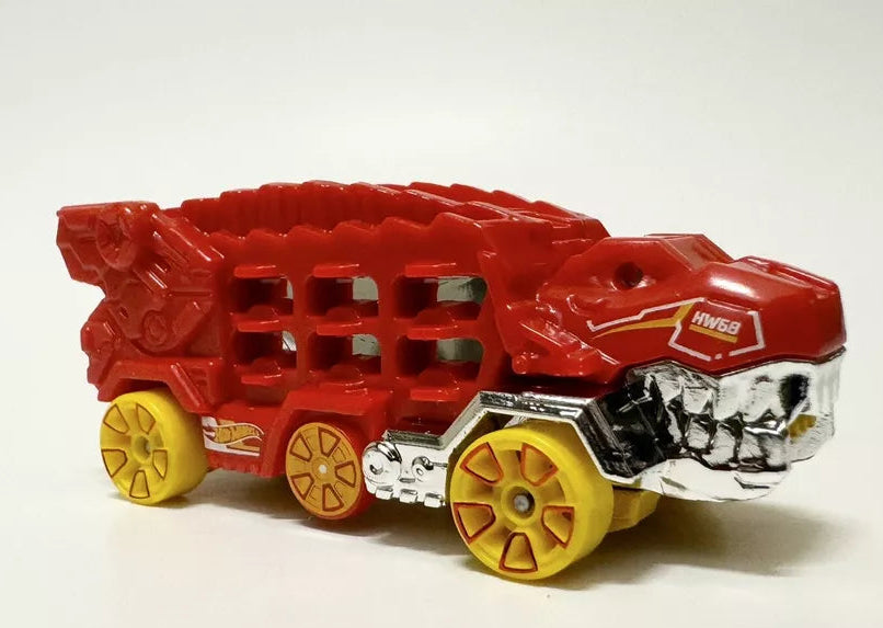 Hot Wheels 2024 #055/250 HW Ultimate T-Rex Transporter, NEW/LOOSE, red