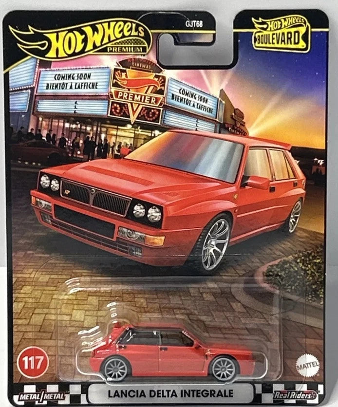 Hot Wheels Boulevard Series #117 Lancia Delta Integrale, red