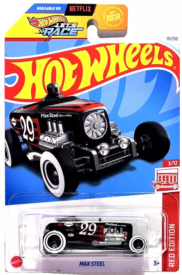 Hot Wheels 2024 #019/250 Max Steel, TARGET RED EDITION, black