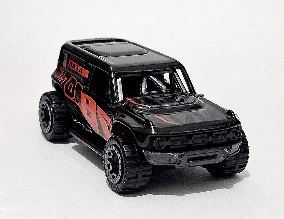 Hot Wheels 2023 #225/250 Ford Bronco R, NEW/LOOSE, black