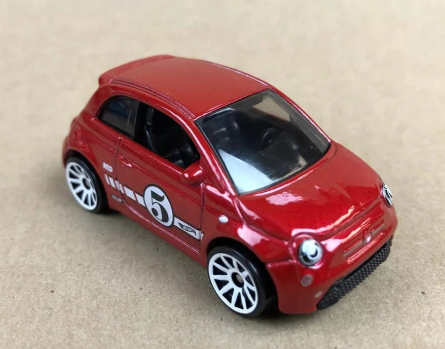 Hot Wheels 2024 #022/250 Fiat 500e, TARGET RED EDITION, NEW/LOOSE, red