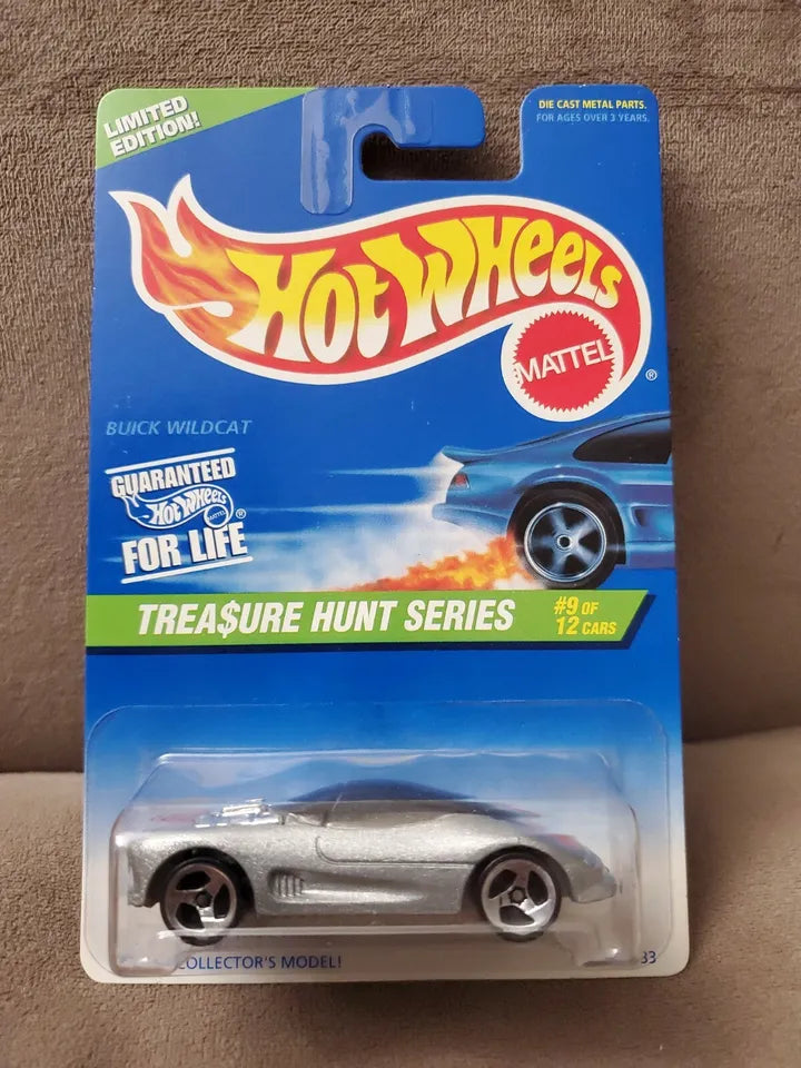 Hot Wheels 1997 Treasure Hunt Series Buick Wildcat, silver