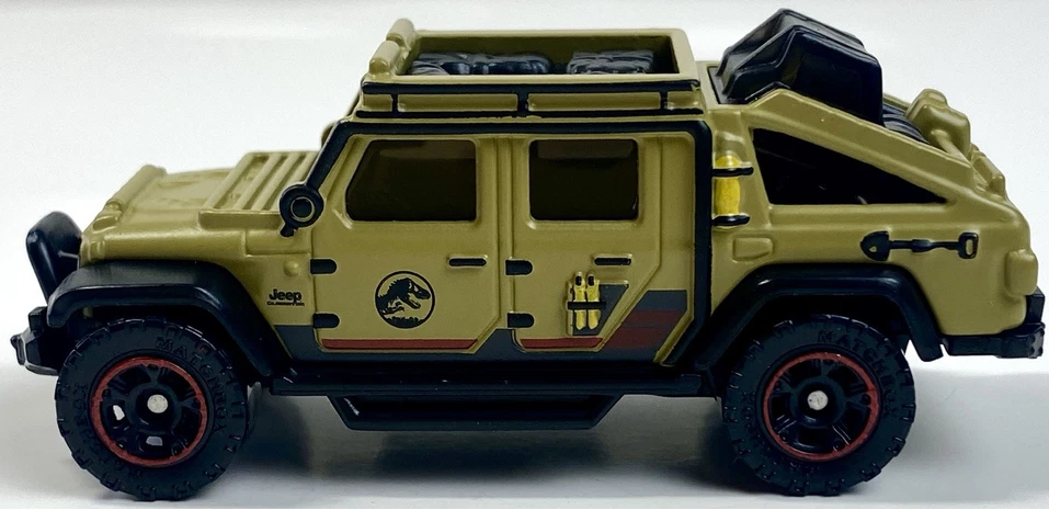 Matchbox 2025 Jurassic World '19 Jeep Gladiator, NEW/LOOSE, tan