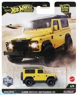 Hot Wheels 2025 Off Road Series 2/5 Land Rover Defender 90, yellow