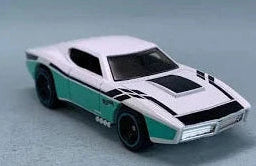 Hot Wheels 2024 #006/250 Custom Otto, NEW/LOOSE, white/teal