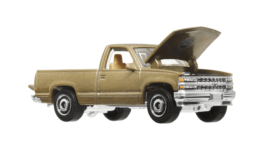 Matchbox 2024 Moving Parts 1995 Chevy C1500, NEW/LOOSE, champagne