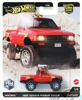 Hot Wheels 2025 Off Road Series 1/5 1987 Toyota Pickup Truck, red
