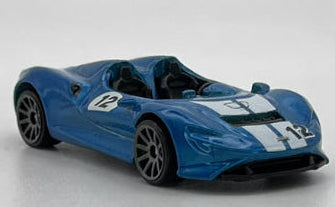 Hot Wheels 2022 #203/250 McLaren Elva, NEW/LOOSE, blue