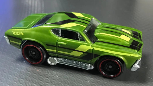 Hot Wheels 2020 #015/250 '69 Chevelle (Toon'd), NEW/LOOSE, metalflake green