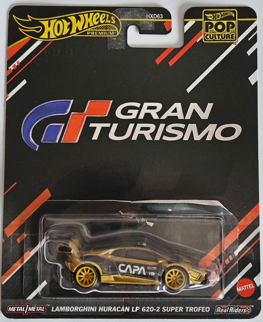 Hot Wheels 2025 Pop Culture Mix 5, Lamborghini Huracán LP 620-2 Super Trofeo, gold