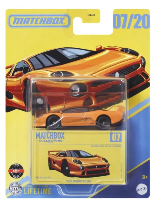 Matchbox 2025 Collectors 07/20 1993 Jaguar XJ220S, orange