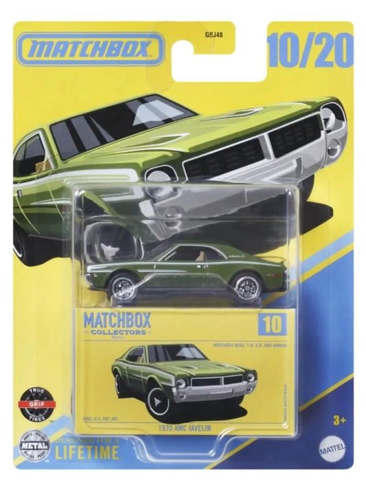 Matchbox 2025 Collectors 10/20 1970 AMC Javelin, green