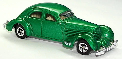 Hot Wheels 2000 #097 1936 Cord, NEW/LOOSE, metalflake green